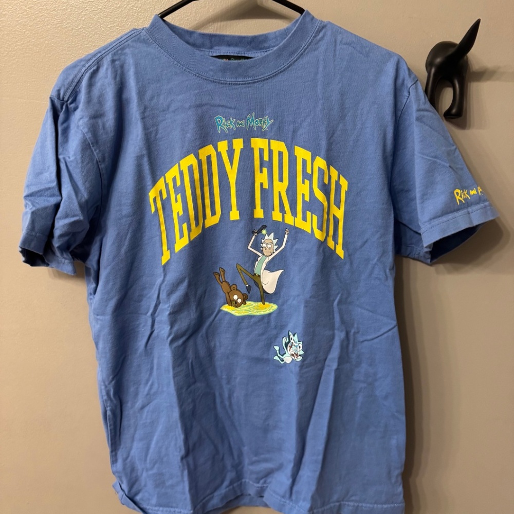 Teddy Fresh x Rick & Morty Tee – Blue (Size S)